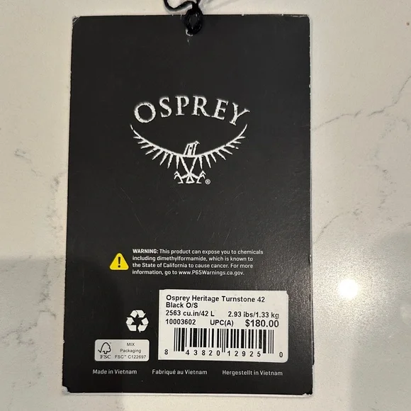 🆕Osprey Heritage Turnstone 42